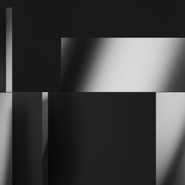 Abstract geometric pattern representing AI structure and trust framework in SaaS design